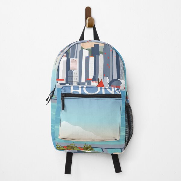 Item preview, Hong Kong travel poster cityscape designed and sold by Arctic frame studio.