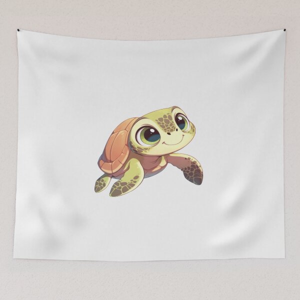 Item preview, Cute happy friend sea turtle designed and sold by PatternFly.