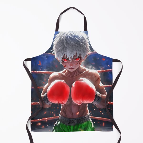Item preview, Boxing anime boy in ring portrait art designed and sold by TheArtistOf2022.