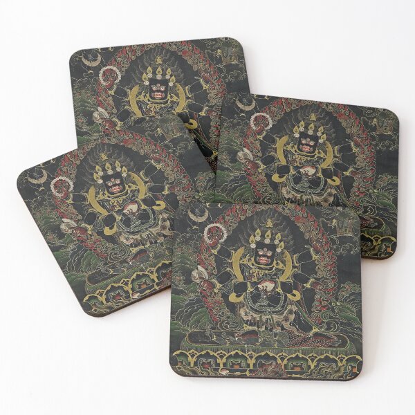 Item preview, Mandala 225 Mahakala Buddhist Protector Shadbhuja Shangpa designed and sold by GuyBlank.