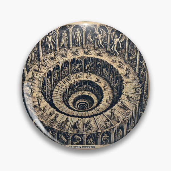 Item preview, Circles of Hell designed and sold by painterfrank.