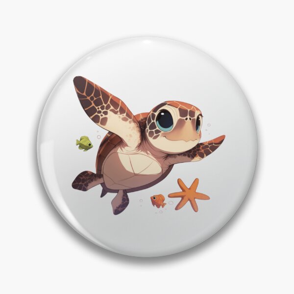 Item preview, Cute happy friend sea turtle designed and sold by PatternFly.