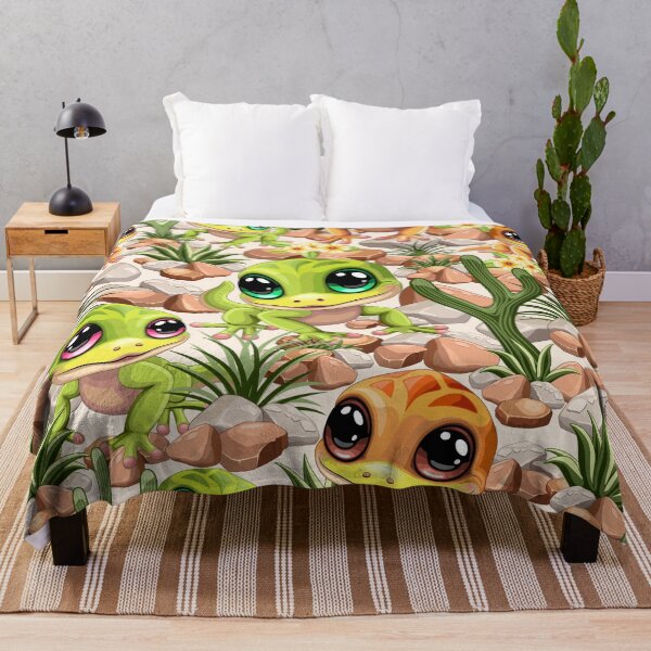 Item preview, Baby Geckos Cute Big Eyed Characters designed and sold by BluedarkArt.
