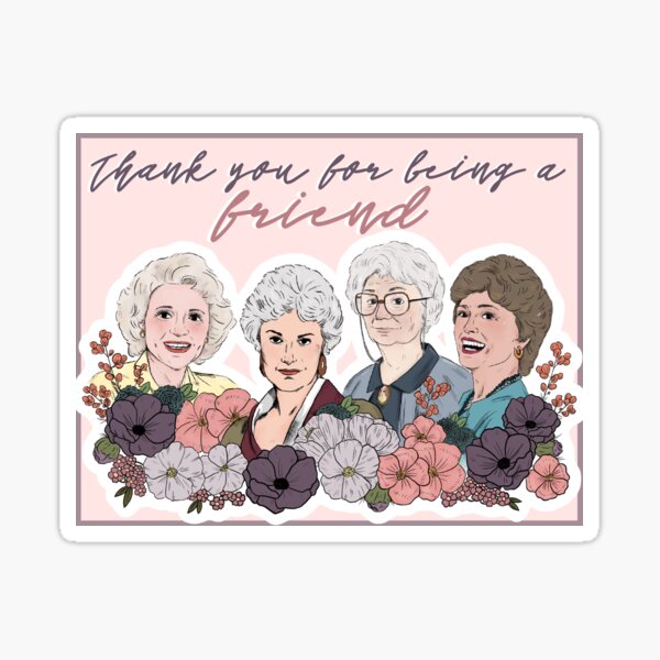 Item preview, Thank you for Being a Friend designed and sold by kellelelen.