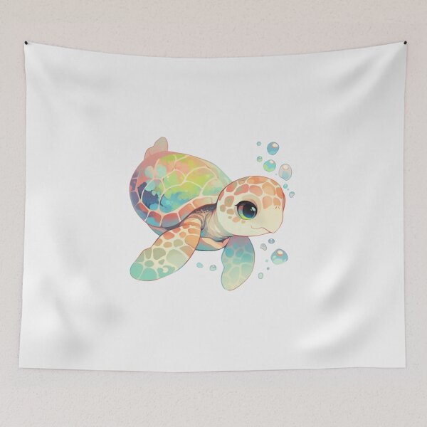Item preview, Cute happy friend sea turtle designed and sold by PatternFly.