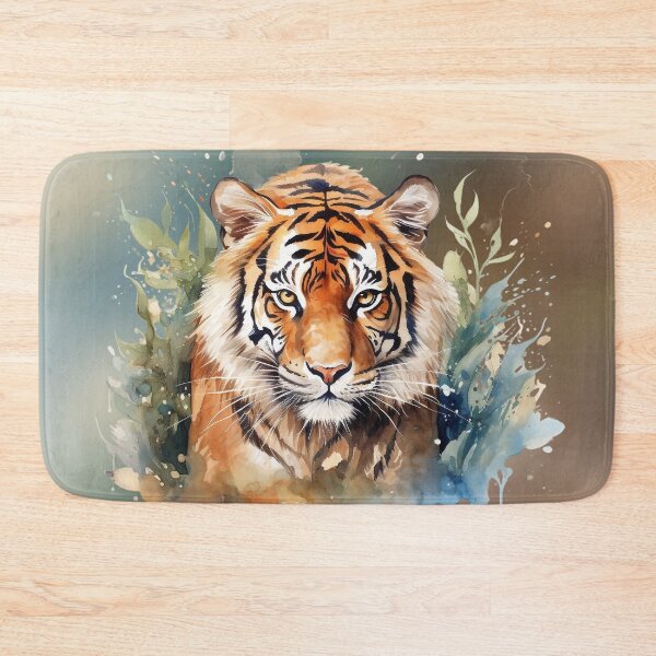 Item preview, Tiger Watercolor Portrait designed and sold by Eclectic Monkey.