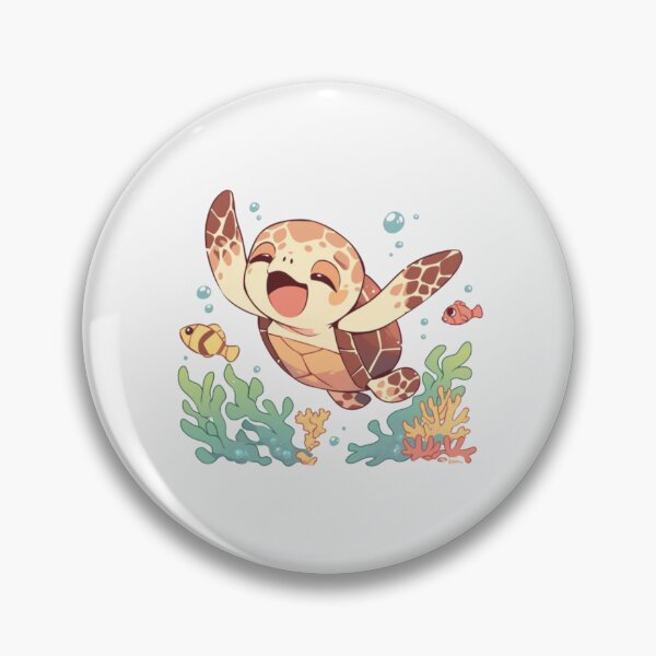 Item preview, Cute happy friend sea turtle designed and sold by PatternFly.
