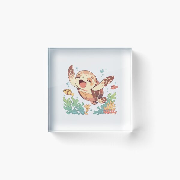 Item preview, Cute happy friend sea turtle designed and sold by PatternFly.
