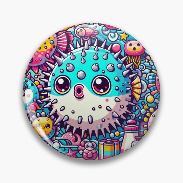 Item preview, Cute Puffer Fish designed and sold by Dogandesighn.