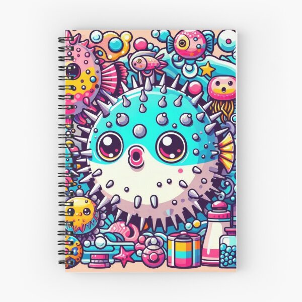 Item preview, Cute Puffer Fish designed and sold by Dogandesighn.