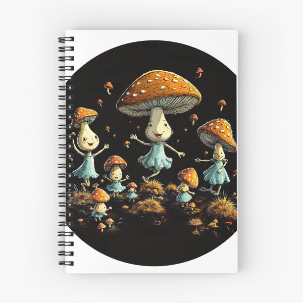 Item preview, T-Shirt Design Trending: DANCING MUSHROOMS designed and sold by ForeverPrintsOK.