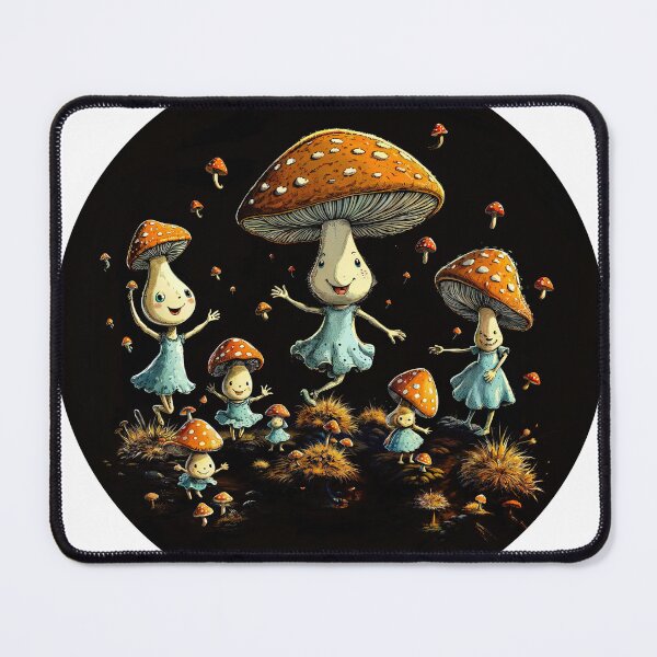 Item preview, T-Shirt Design Trending: DANCING MUSHROOMS designed and sold by ForeverPrintsOK.