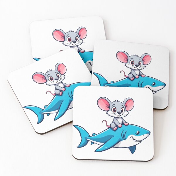 Item preview, Mouse Rides a Shark designed and sold by SteadyRolling.