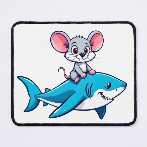 Item preview, Mouse Rides a Shark designed and sold by SteadyRolling.