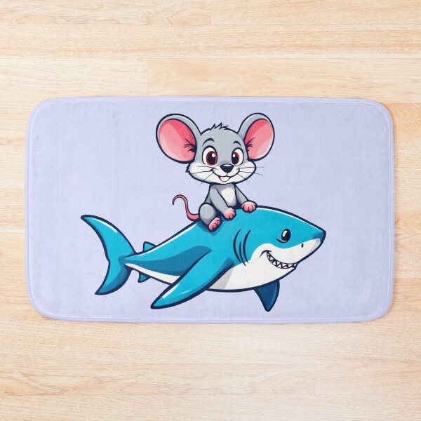 Item preview, Mouse Rides a Shark designed and sold by SteadyRolling.