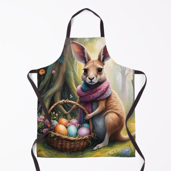 Item preview, Down Under Easter: 'Roo bringing Painted Eggs designed and sold by ACuriousshoppe.