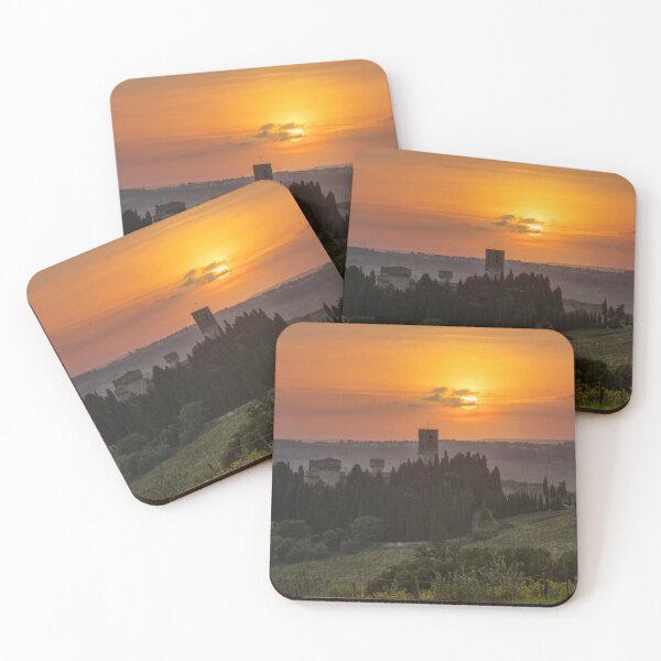 Item preview, Abbey of Badia a Passignano at sunset in autumn designed and sold by Stefano Orazzini.