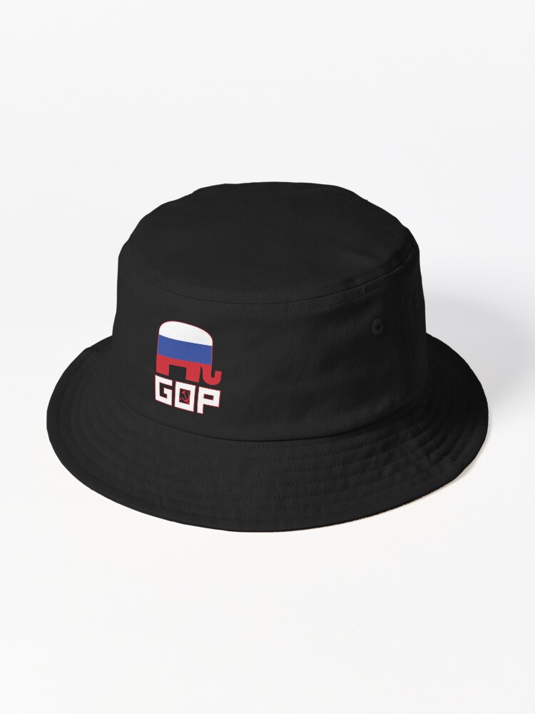 Thumbnail 1 of 6, Bucket Hat, GOP Russia Flag designed and sold by EthosWear.