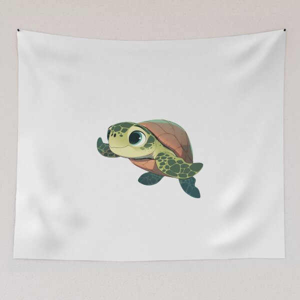 Item preview, Cute happy friend sea turtle designed and sold by PatternFly.