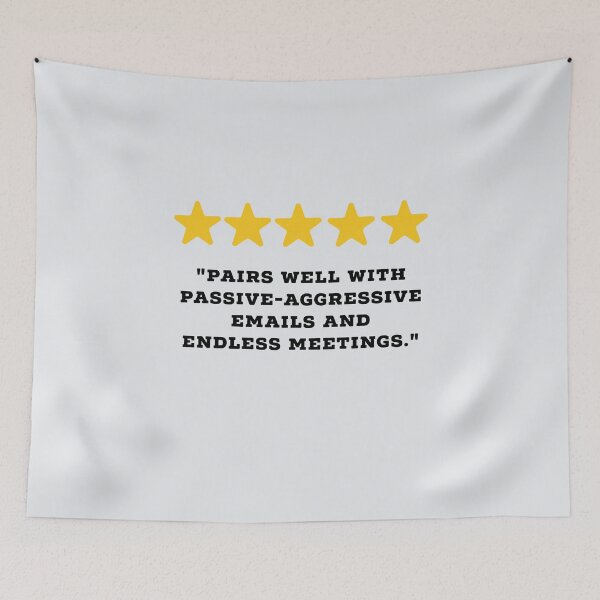 Item preview, Office Worker Reviews Funny 5 Star Review #2 designed and sold by Jollys-ArtShop.