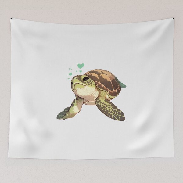 Item preview, Cute happy friend sea turtle designed and sold by PatternFly.