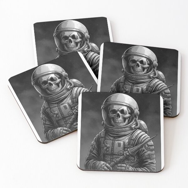 Item preview, Case Dark Astronaut Skull Warrior – Gothic Space Horror Art designed and sold by Greemo03.