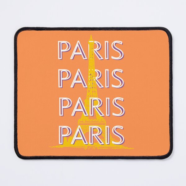 Item preview, Paris, Travel Art, Retro Travel Art, Orange designed and sold by Magic Love Art Print.