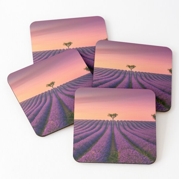 Item preview, Lavender fields at sunset, Valensole designed and sold by Stefano Orazzini.
