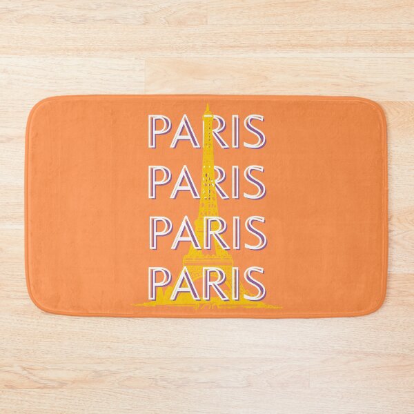 Item preview, Paris, Travel Art, Retro Travel Art, Orange designed and sold by Magic Love Art Print.