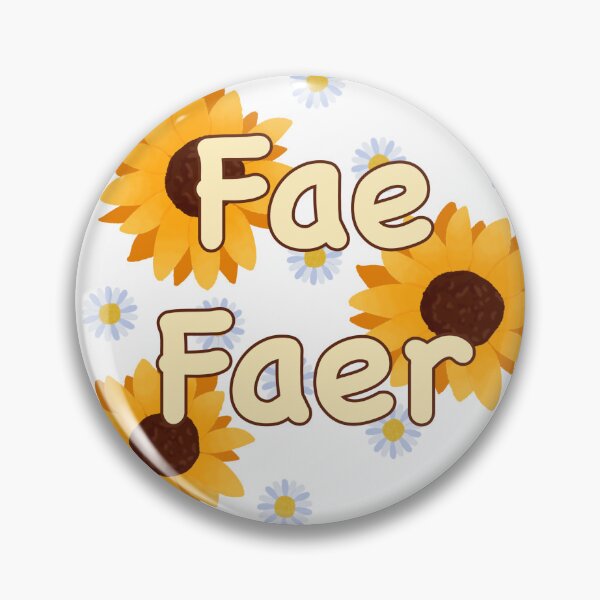 Item preview, Fae/Faer Sunflower Pronoun designed and sold by AmazingGRACEful.