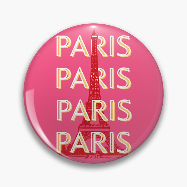 Item preview, Paris, Travel Art, Retro Travel Art, Pink designed and sold by Magic Love Art Print.