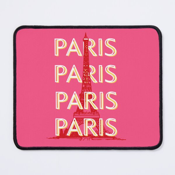 Item preview, Paris, Travel Art, Retro Travel Art, Pink designed and sold by Magic Love Art Print.