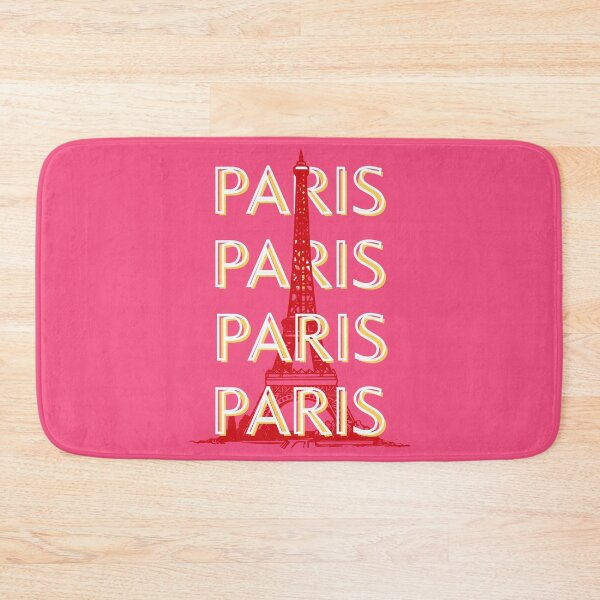 Item preview, Paris, Travel Art, Retro Travel Art, Pink designed and sold by Magic Love Art Print.