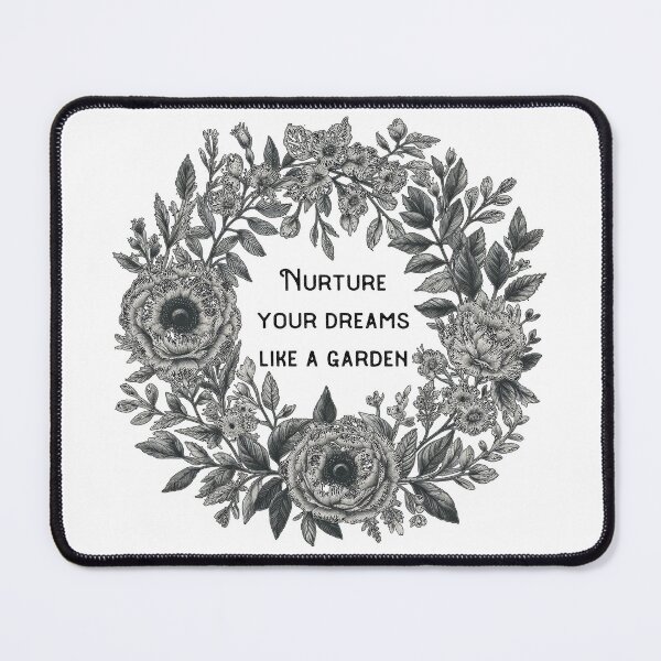 Item preview, Nurture your dreams like a garden- Floral Journals designed and sold by Meemaart.