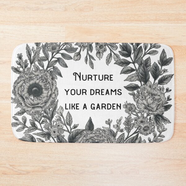 Item preview, Nurture your dreams like a garden-  Floral Journals designed and sold by Meemaart.