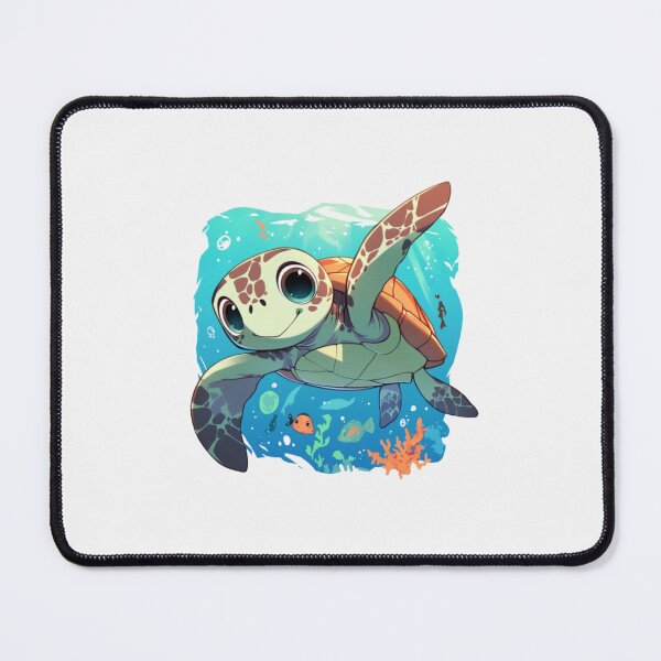 Item preview, Cute happy friend sea turtle designed and sold by PatternFly.