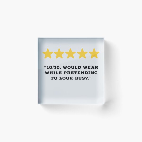 Item preview, Office Worker Reviews Funny 5 Star Review #5 designed and sold by Jollys-ArtShop.