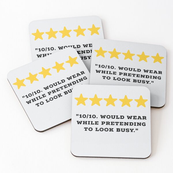 Item preview, Office Worker Reviews Funny 5 Star Review #5 designed and sold by Jollys-ArtShop.