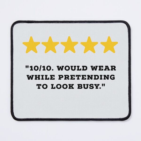 Item preview, Office Worker Reviews Funny 5 Star Review #5 designed and sold by Jollys-ArtShop.
