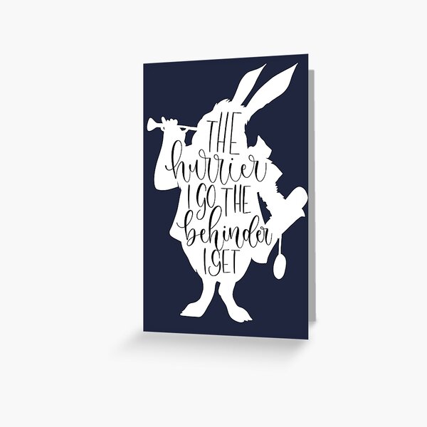 Alice In Wonderland Greeting Cards Redbubble