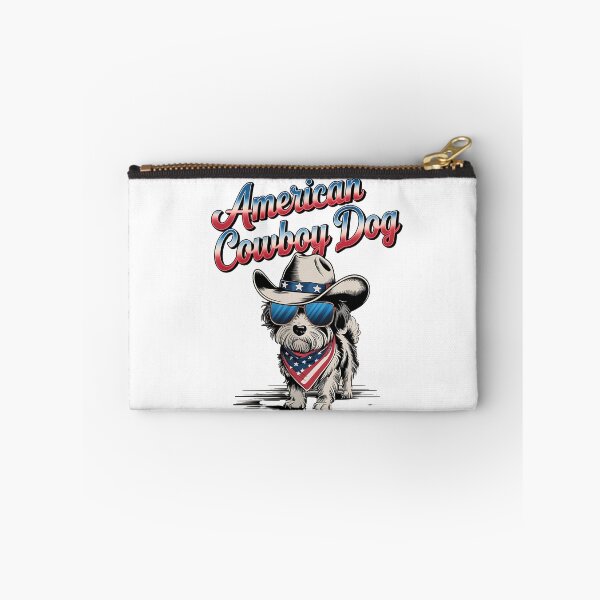 Item preview, American cowboy dog - Cowboy dog - Get the cowboy dog out - Think cowboy dog - Free cowboy dog - Run for the cowboy dog - Funky cowboy dog designed and sold by JansenGS.
