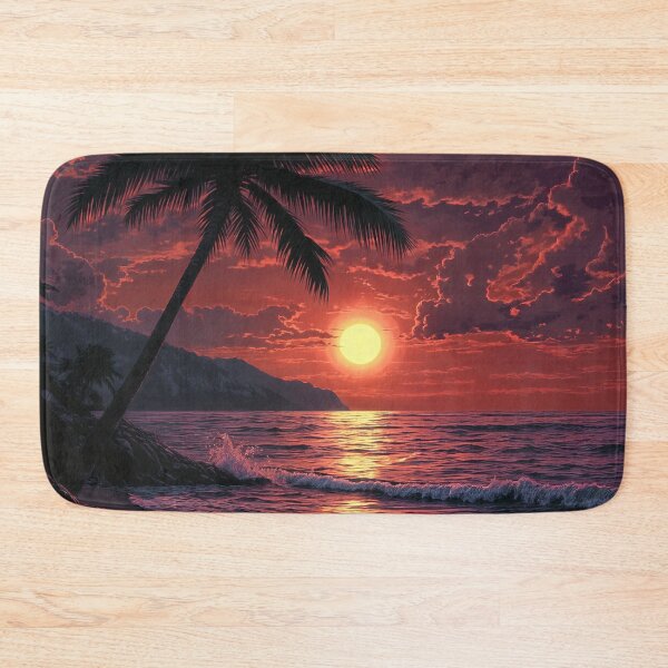 Item preview, Tropical Beach Sunset designed and sold by PalmettoPrintCo.