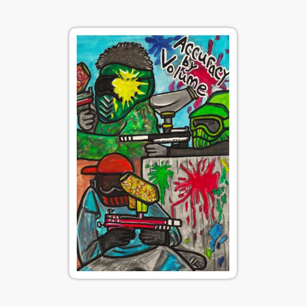 Vista previa del artículo con la obra «Paintball», diseñado y vendido por HamburgerBox.