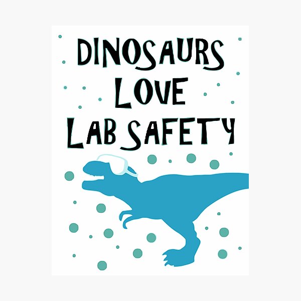 Item preview, Dinosaurs Love Lab Safety designed and sold by FrancisBeaver.