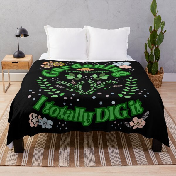 Item preview, Gardening Is My Therapy – I Totally Dig It, Funny Plant Lover Design designed and sold by Ela-graphicwiz.