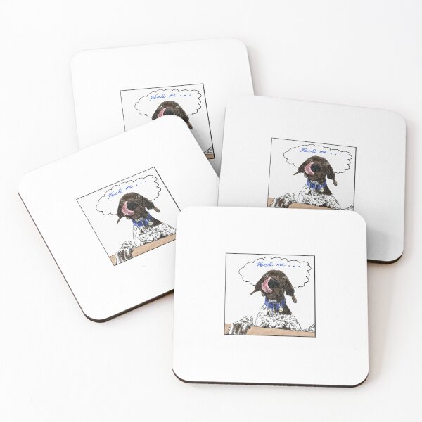 Item preview, "Feed me" – German Shorthaired Pointer Illustration designed and sold by Nix-sart.