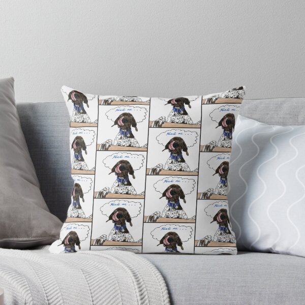 Item preview, "Feed me" – German Shorthaired Pointer Illustration designed and sold by Nix-sart.