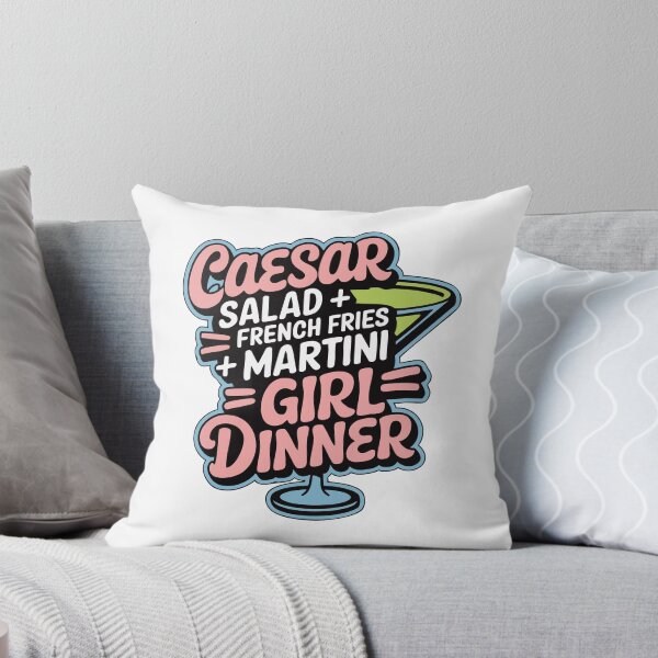 Item preview, Girl Dinner Caesar Salad French Fries Martini designed and sold by LITHREADS.