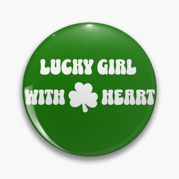 Item preview, Lucky Girl With A Shamrock Heart St. Patrick's Day Green Girl's Tees designed and sold by TheFunnyGuyShop.