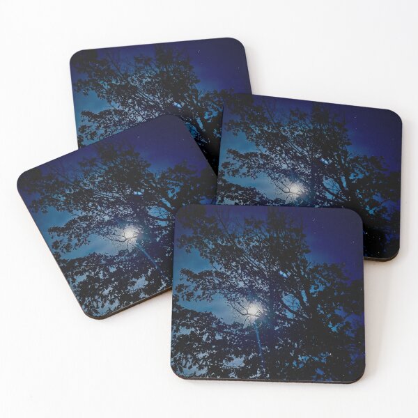 Item preview, Full moon & stars designed and sold by bibiwildstudio.